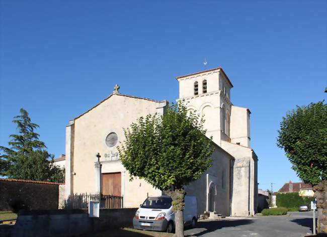 L'église Saint-Martin - Archingeay (17380) - Charente-Maritime