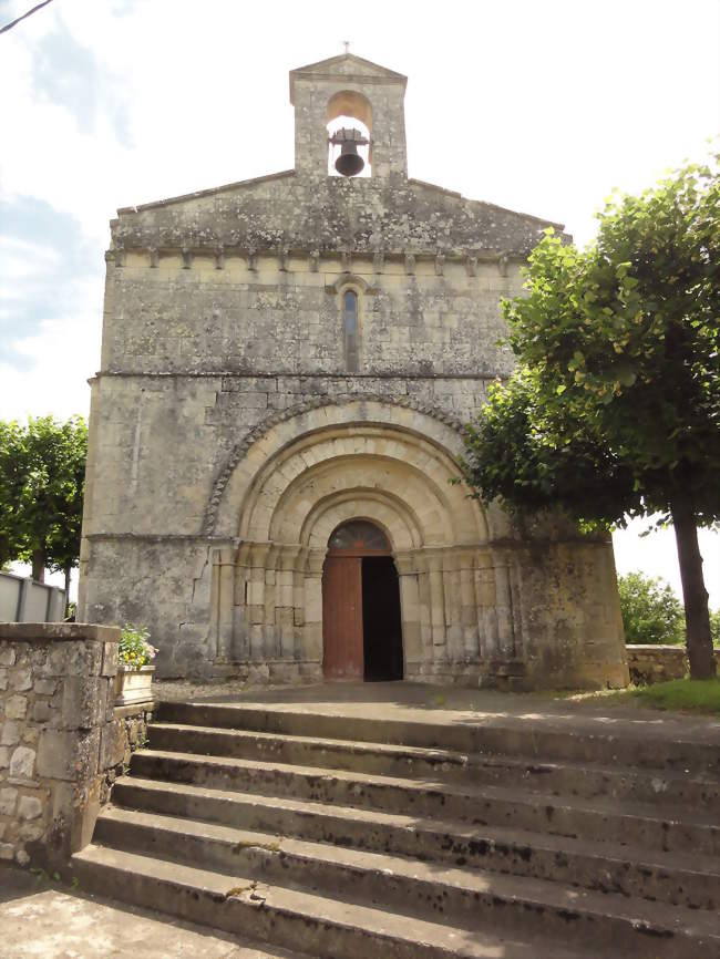 L\'église de Belluire - Belluire (17800) - Crédit photo: Havang(nl)