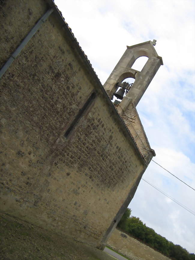 l'église de Chambon en octobre 2013 - Chambon (17290) - Charente-Maritime