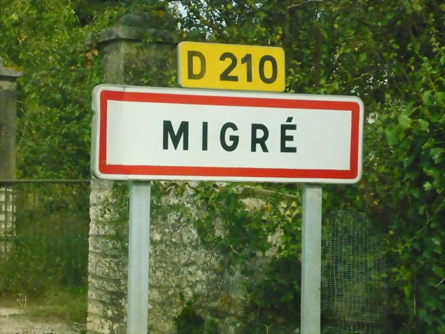 L'entrée du village de Migré - Migré (17330) - Charente-Maritime