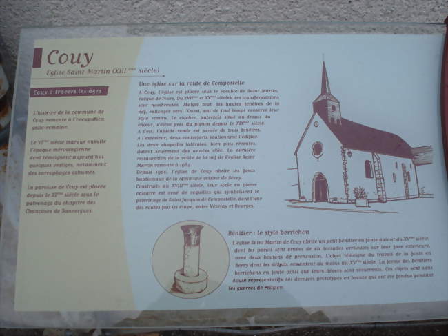 Panneau d'information - Couy (18140) - Cher