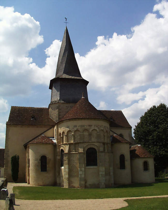 Collégiale Saint-Austrégésile de Saint-Outrille - Saint-Outrille (18310) - Cher