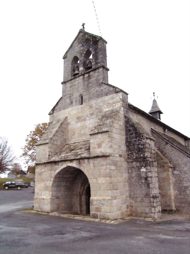 Église de Darnets - portail - 2000 - Darnets (19300) - Corrèze