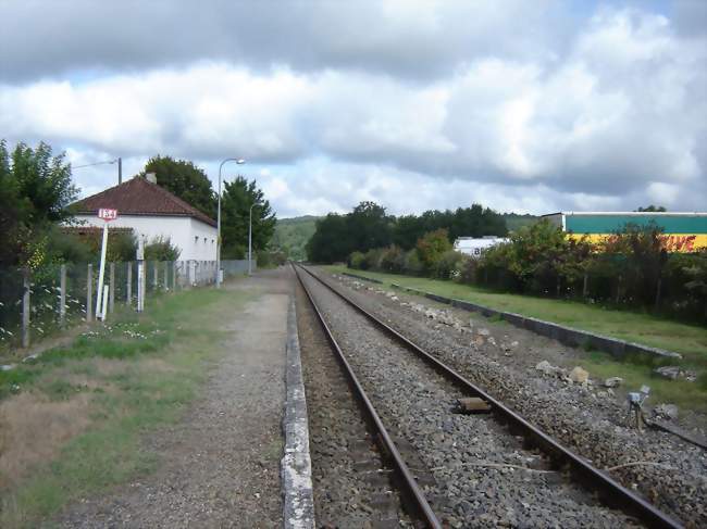 La gare de La Rivière-de-Mansac - Mansac (19520) - Corrèze