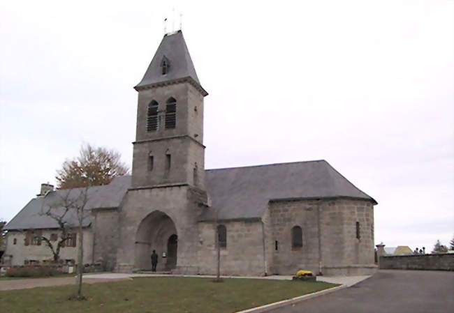 Église de Maussac - façade Sud-ouest - 2000 - Maussac (19250) - Corrèze
