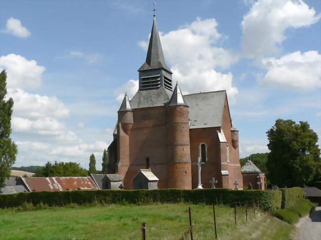 Église fortifiée de Burelles - Burelles (02140) - Aisne