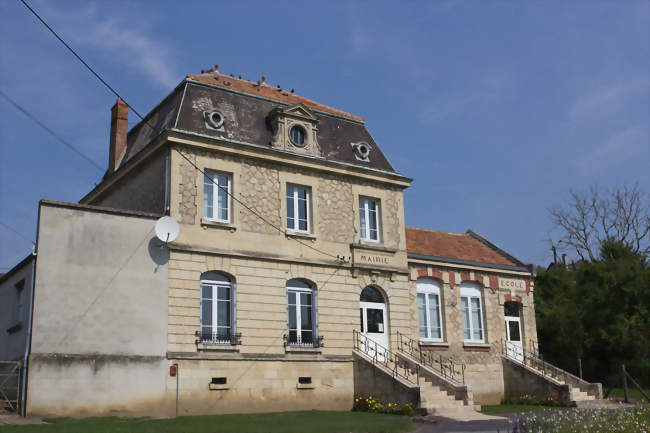 Hôtel de ville et école de Chamouille - Chamouille (02860) - Aisne
