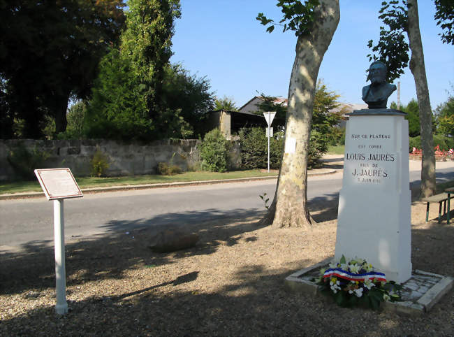 Monument en l'honneur du fils de Jean Jaurès, mort pour la France - Chaudun (02200) - Aisne