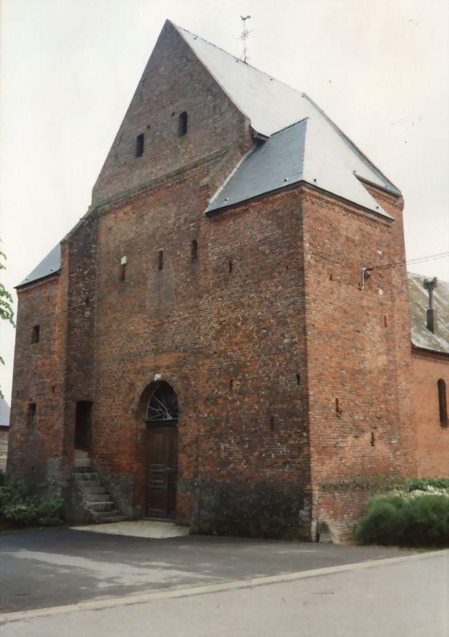 L'église Saint-Martin - Jeantes (02140) - Aisne