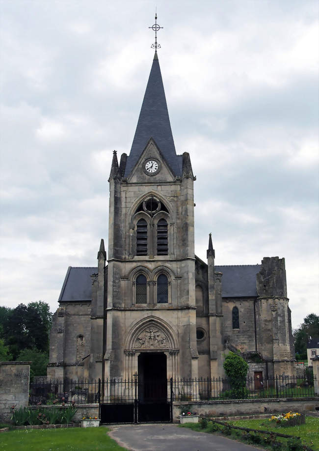L'église Saint-Nicolas - Laval-en-Laonnois (02860) - Aisne
