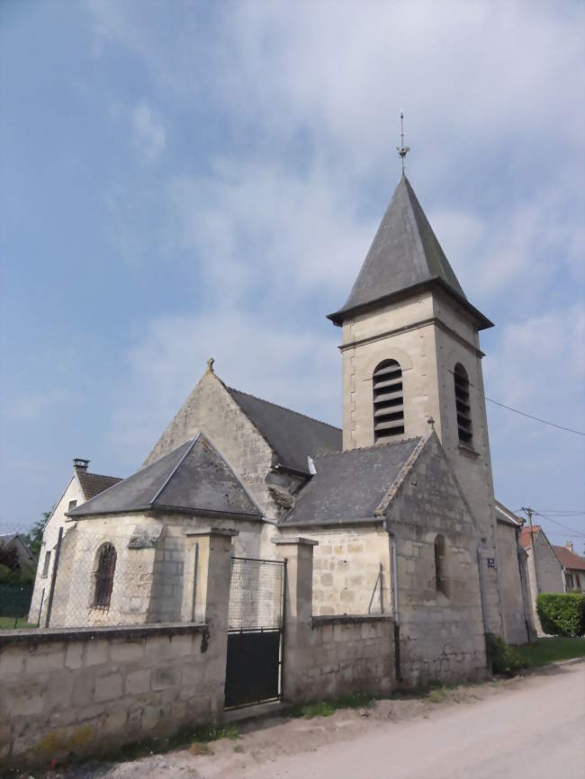 L'église d'Osly-Courtil - Osly-Courtil (02290) - Aisne