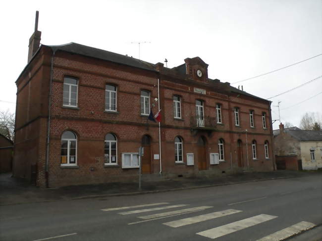 La mairie - Rocquigny (02260) - Aisne