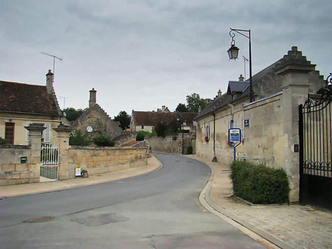 Une rue de Septmonts - Septmonts (02200) - Aisne