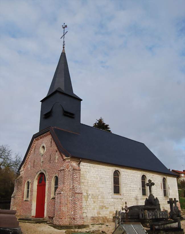 L'église Saint-Martin - Thiernu (02250) - Aisne