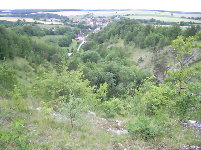 Étalante vue du cirque de la coquille - Étalante (21510) - Côte-d'Or