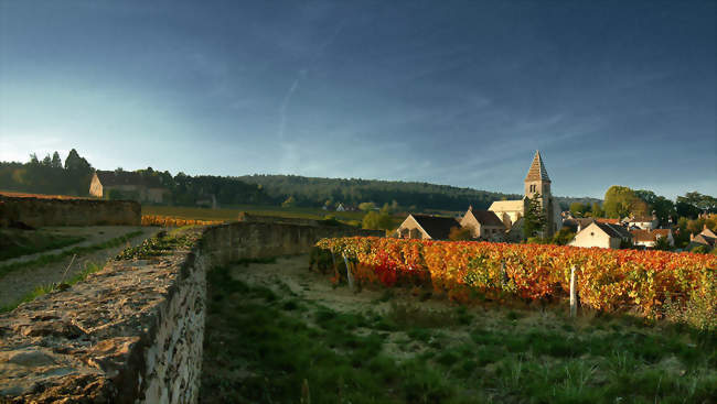 Église Saint-Martin de Fixin dans le vignoble de Bourgogne - Fixin (21220) - Côte-d'Or