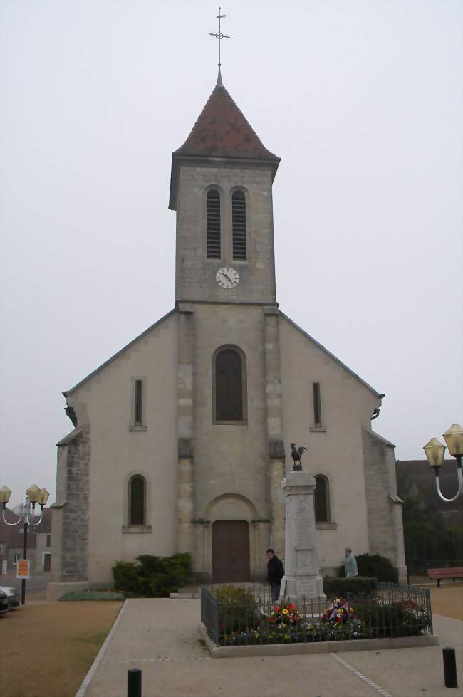 L'église de Flagey-Echézeaux - Flagey-Echézeaux (21640) - Côte-d'Or