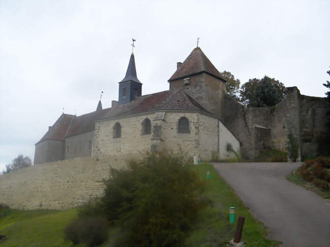 Église et château - Jours-en-Vaux (21340) - Côte-d'Or