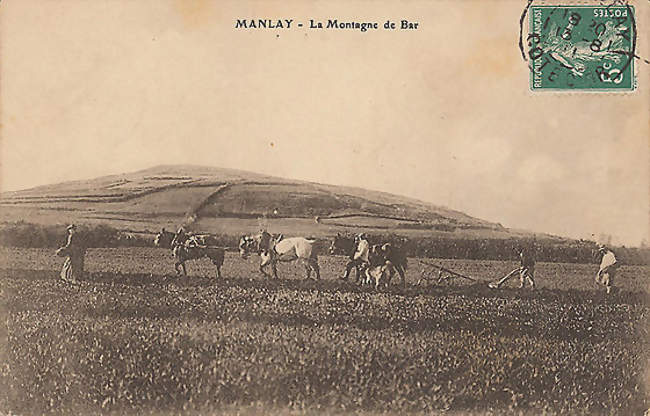 Carte postale de 1911 - Manlay (21430) - Côte-d'Or