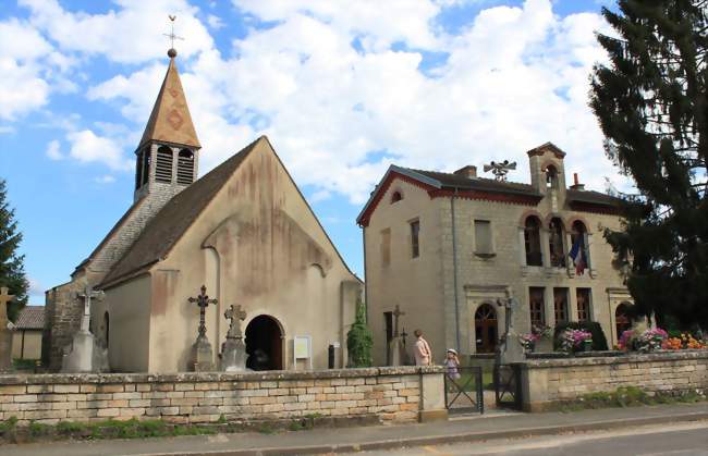 Eglise Saint-Maurice et Mairie - Sennecey-lès-Dijon (21800) - Côte-d'Or