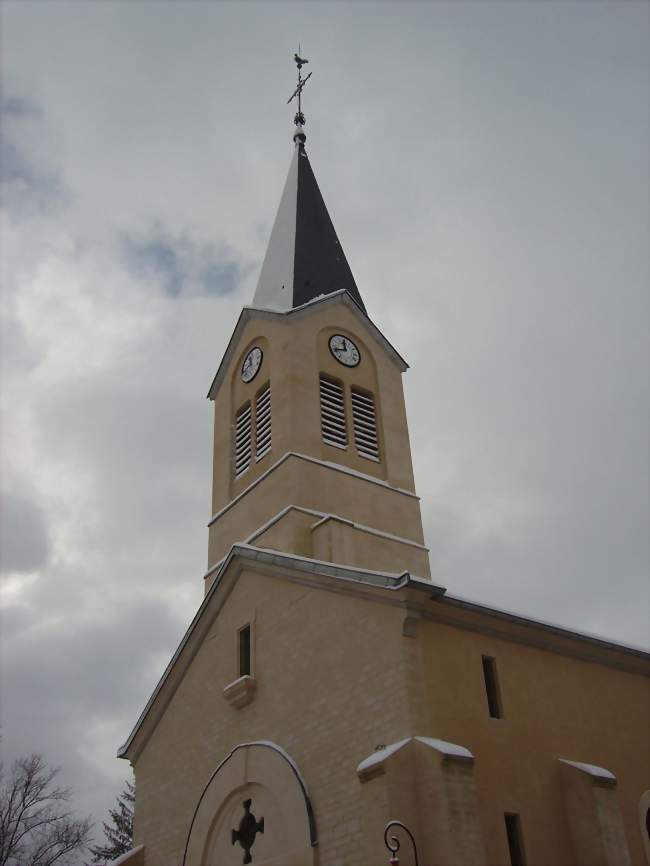 L'église en hiver - Velars-sur-Ouche (21370) - Côte-d'Or