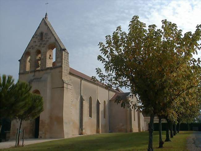 L'église de Lamonzie-Saint-Martin - Lamonzie-Saint-Martin (24680) - Dordogne