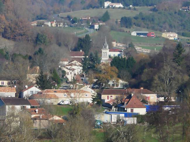 Le bourg de Manzac-sur-Vern - Manzac-sur-Vern (24110) - Dordogne