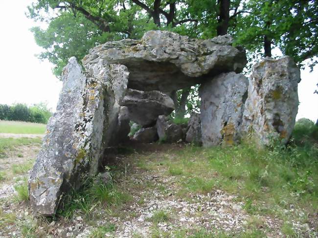 Le dolmen de Blanc - Nojals-et-Clotte (24440) - Dordogne