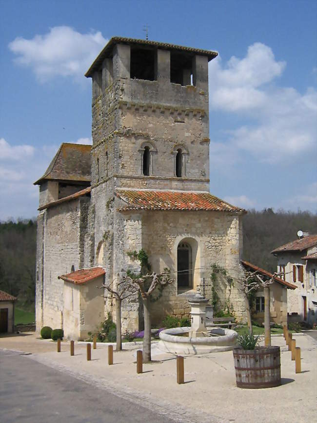 L'église de Siorac-de-Ribérac - Siorac-de-Ribérac (24600) - Dordogne