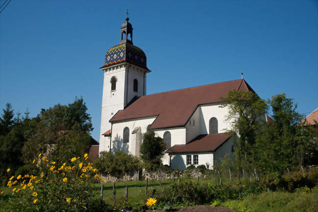 L'église du village - Aubonne (25520) - Doubs