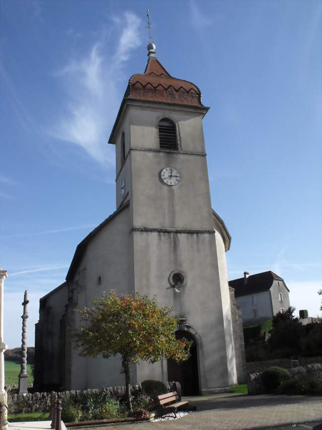 l'église - Chamesol (25190) - Doubs