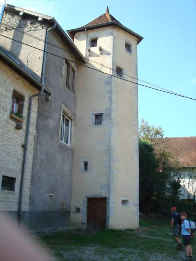 L'ancien château transformé en bâtiment agricole - Esnans (25110) - Doubs
