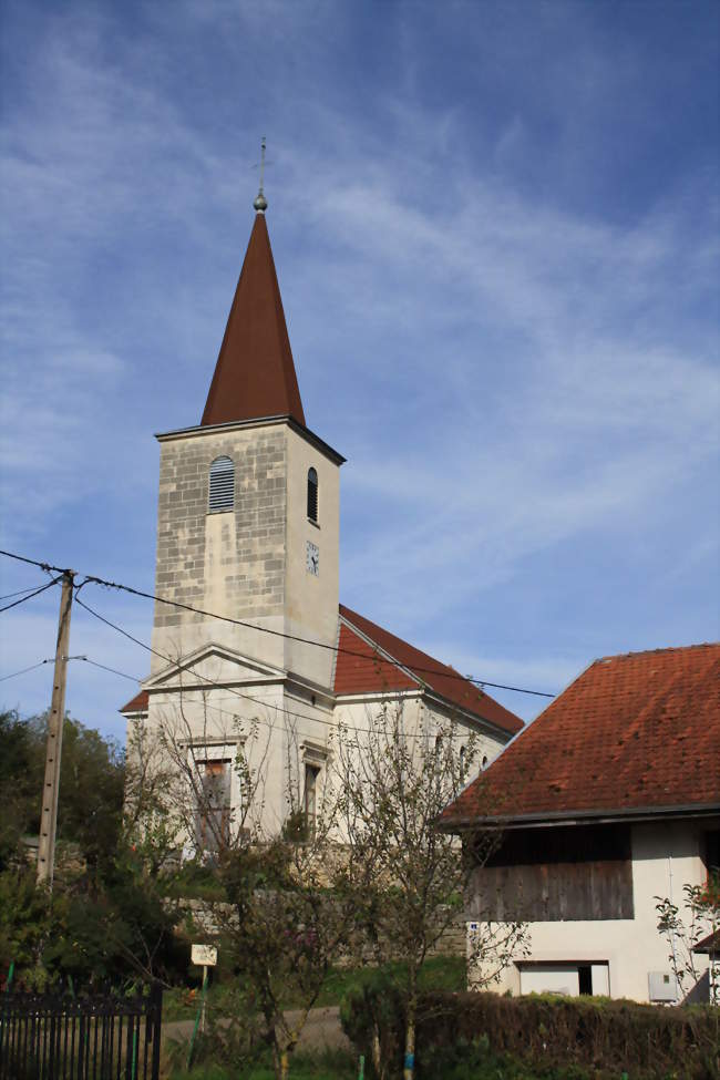 L'église d'Indevillers - Indevillers (25470) - Doubs