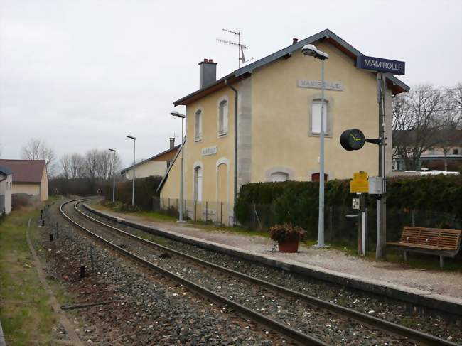 La gare de Mamirolle - Mamirolle (25620) - Doubs