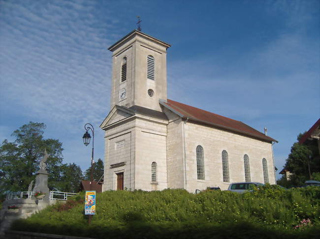 Vue générale de l'église paroissiale de Métabief - Métabief (25370) - Doubs