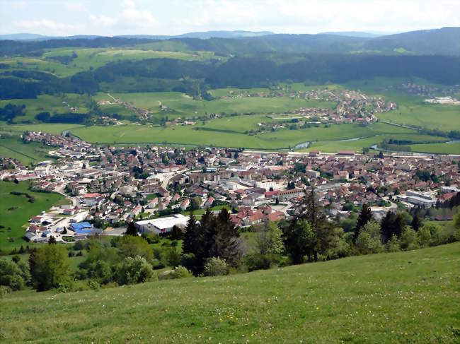 Vue sur Morteau depuis le Mont Vouillot - Morteau (25500) - Doubs