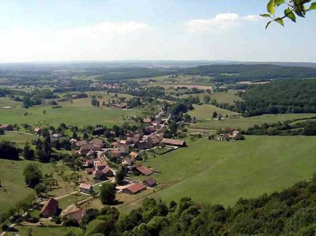 Vue générale du village - Nans (25680) - Doubs