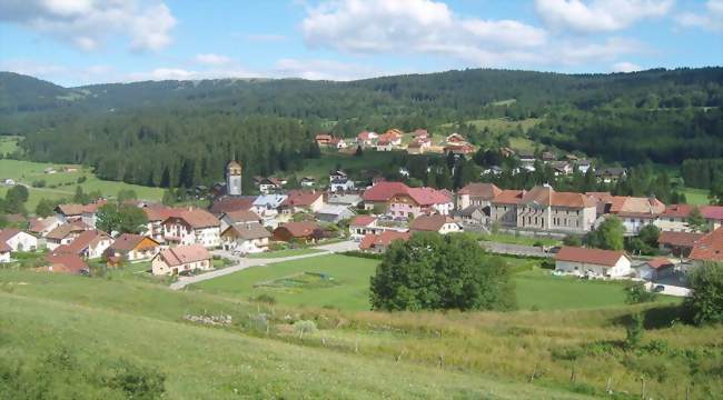 Rochejean, vue générale en été - Rochejean (25370) - Doubs