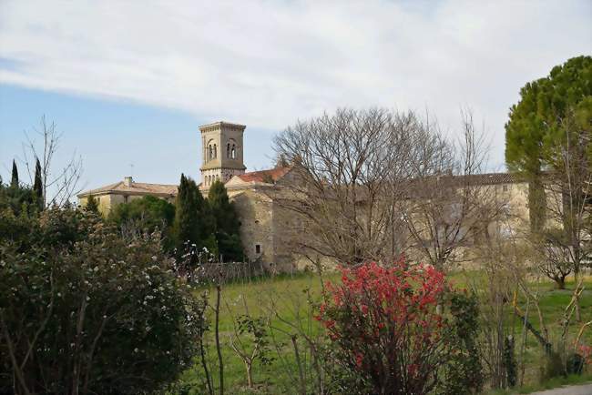 Vue de l'abbaye du XIIème siècle - Bonlieu-sur-Roubion (26160) - Drôme