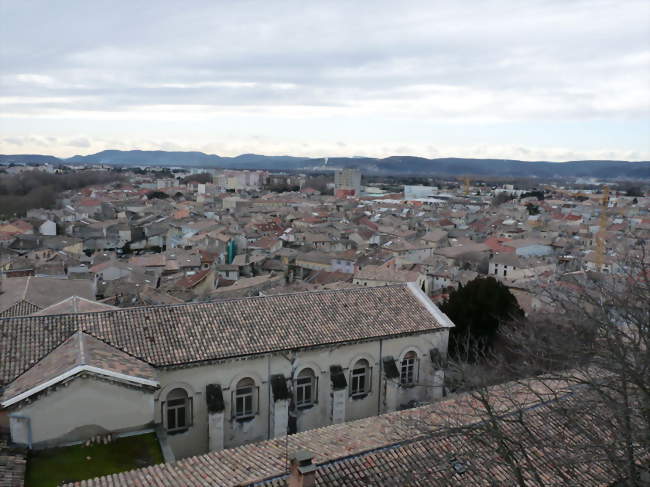 Vue du centre ville depuis le château des Adhémar - Montélimar (26200) - Drôme