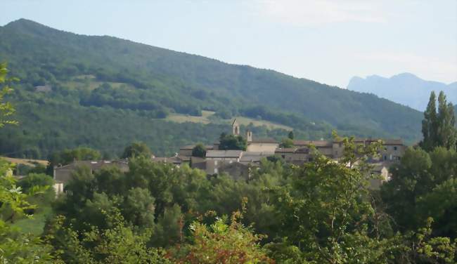 vue du village de Sainte-Croix - Sainte-Croix (26150) - Drôme