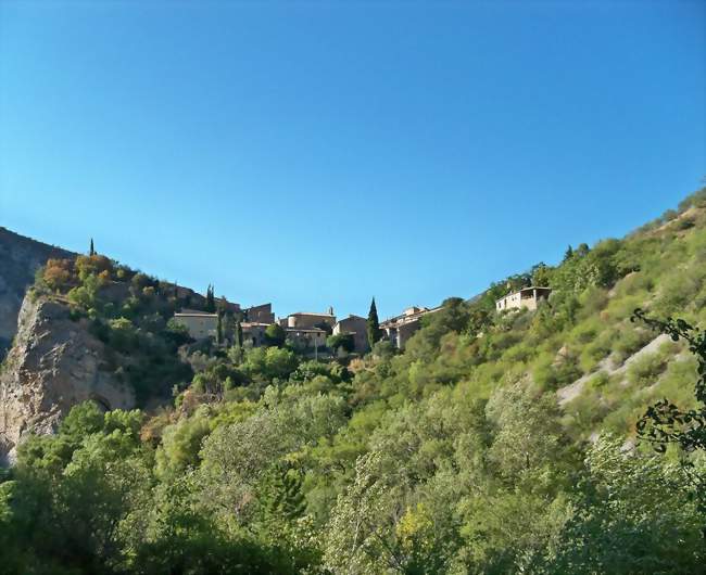 vue sur le village - Saint-May (26510) - Drôme