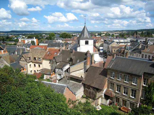 La ville vue depuis le château - Gaillon (27600) - Eure
