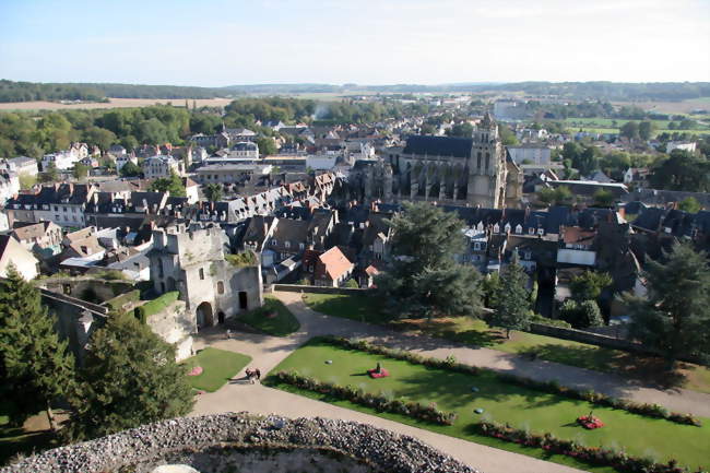 Vue de Gisors depuis la terrasse du château - Gisors (27140) - Eure