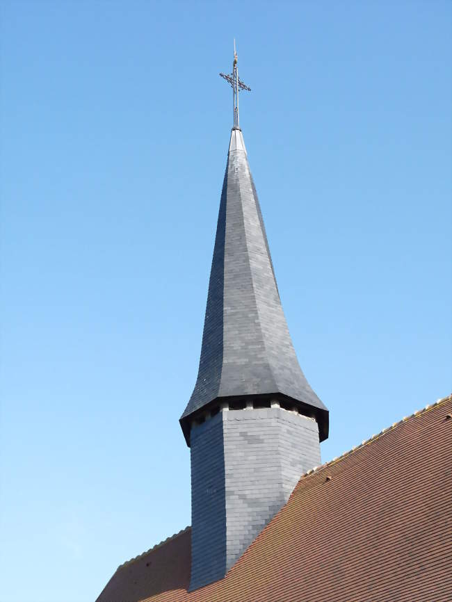 Le clocher tors de l'église Saint-Taurin - Hectomare (27110) - Eure