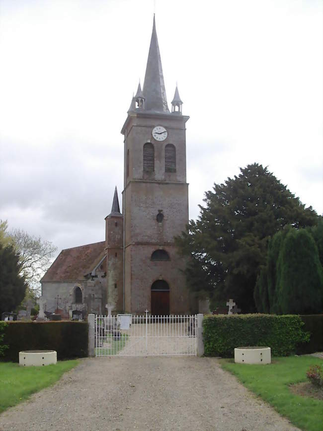 Église Saint-André de La Roussière et vieil if funéraire - La Roussière (27270) - Eure