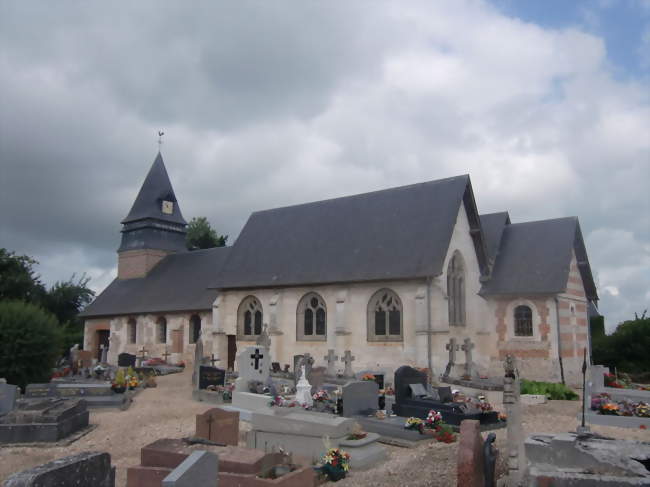 L'église Sainte-Croix - Sainte-Croix-sur-Aizier (27500) - Eure