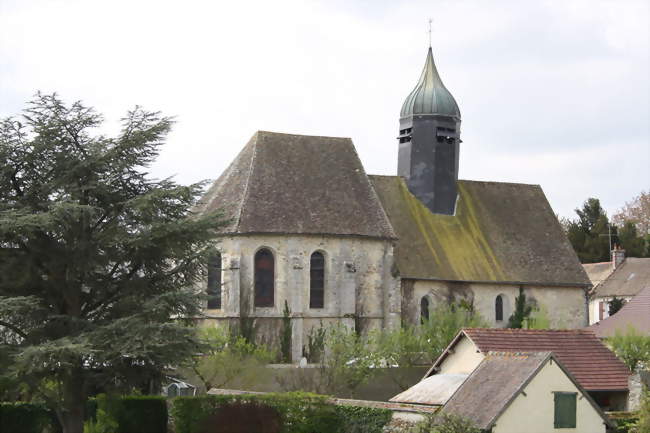 Le chevet de l'église Saint-Aignan - Gilles (28260) - Eure-et-Loir