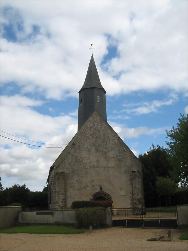 L'ancienne église de Saint-Jean-des-Murgers, aujourd'hui la salle des fêtes - Meaucé (28240) - Eure-et-Loir