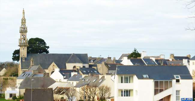 Bourg-Blanc vu du cimetière - Bourg-Blanc (29860) - Finistère